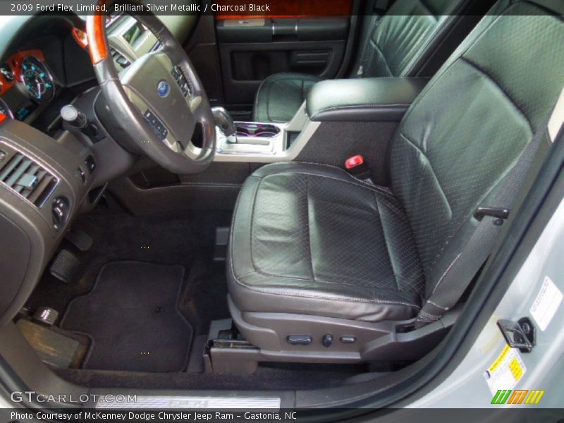 Brilliant Silver Metallic / Charcoal Black 2009 Ford Flex Limited