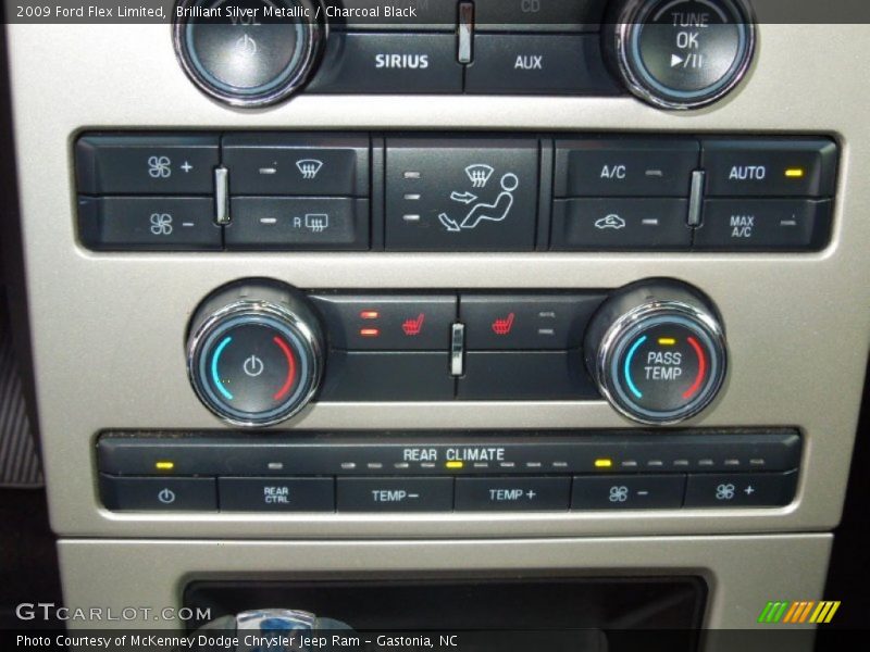 Brilliant Silver Metallic / Charcoal Black 2009 Ford Flex Limited