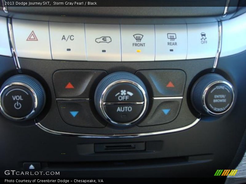 Storm Gray Pearl / Black 2013 Dodge Journey SXT