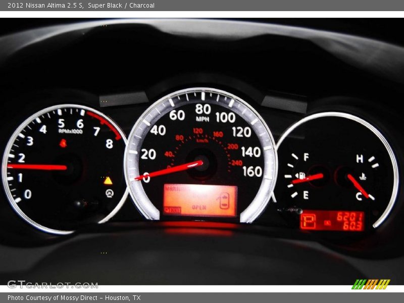 Super Black / Charcoal 2012 Nissan Altima 2.5 S