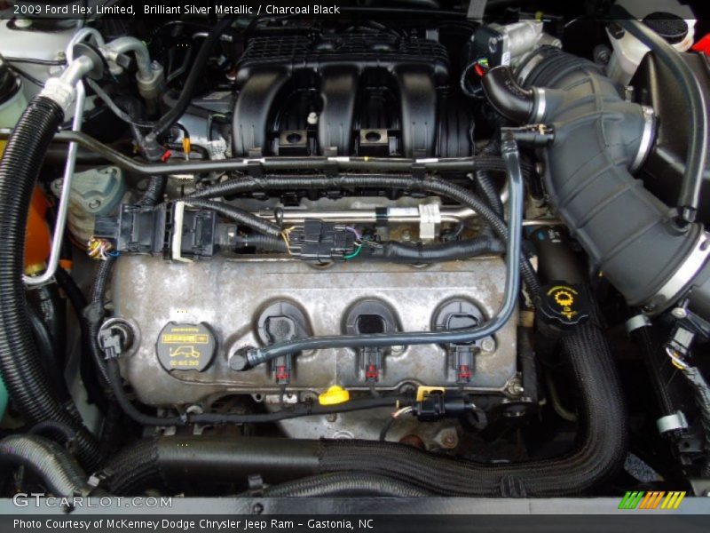 Brilliant Silver Metallic / Charcoal Black 2009 Ford Flex Limited