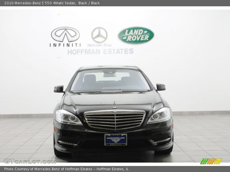 Black / Black 2010 Mercedes-Benz S 550 4Matic Sedan
