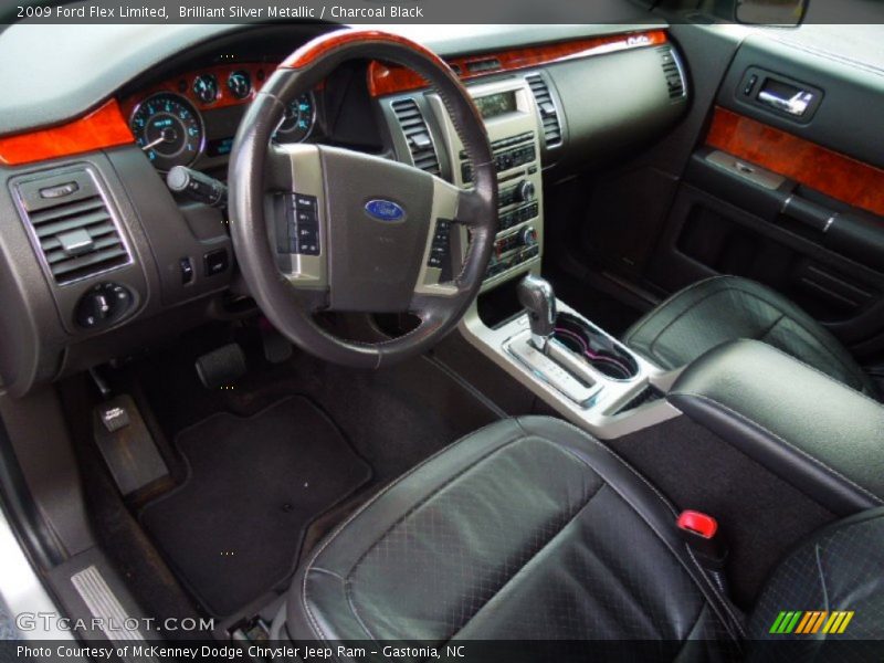 Brilliant Silver Metallic / Charcoal Black 2009 Ford Flex Limited