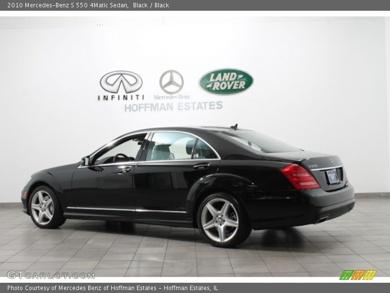 Black / Black 2010 Mercedes-Benz S 550 4Matic Sedan