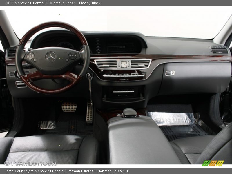 Black / Black 2010 Mercedes-Benz S 550 4Matic Sedan