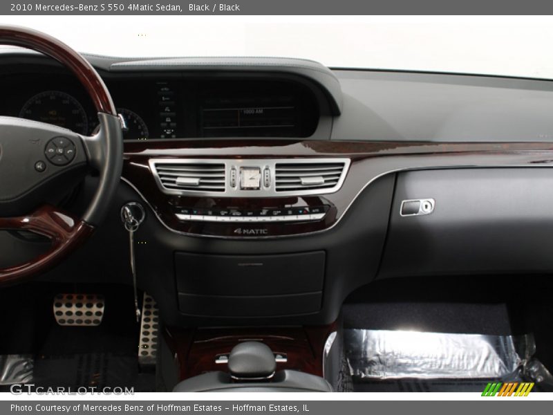 Black / Black 2010 Mercedes-Benz S 550 4Matic Sedan