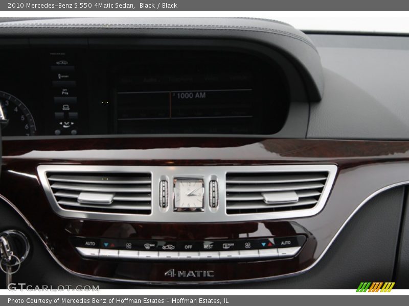 Black / Black 2010 Mercedes-Benz S 550 4Matic Sedan