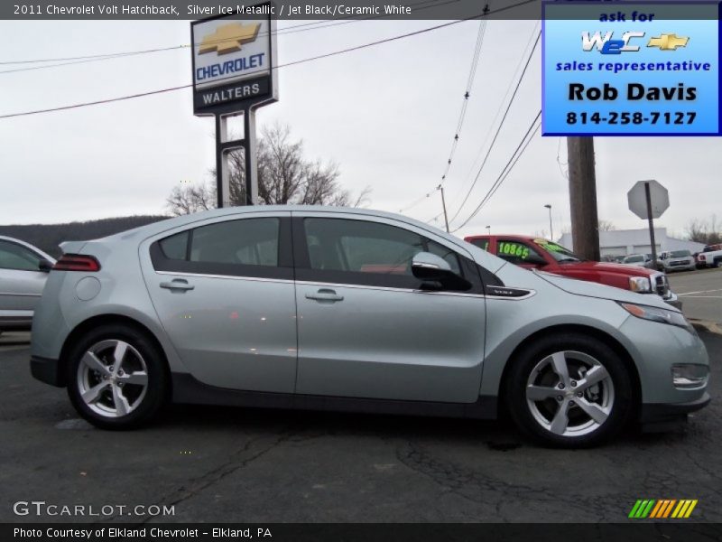 Silver Ice Metallic / Jet Black/Ceramic White 2011 Chevrolet Volt Hatchback