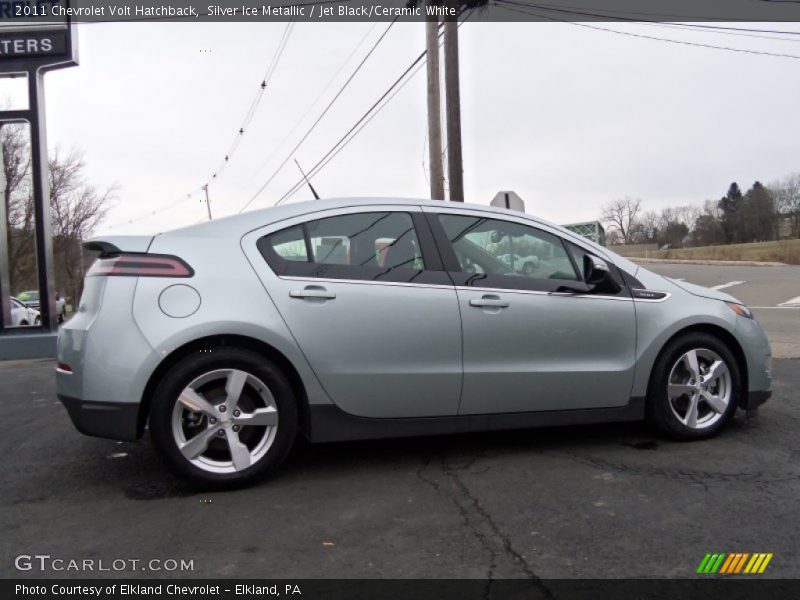Silver Ice Metallic / Jet Black/Ceramic White 2011 Chevrolet Volt Hatchback