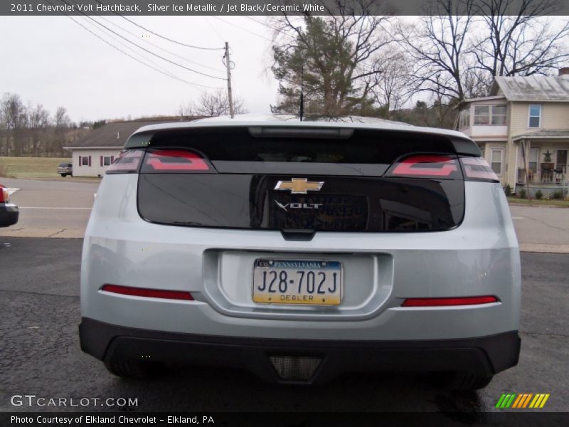 Silver Ice Metallic / Jet Black/Ceramic White 2011 Chevrolet Volt Hatchback