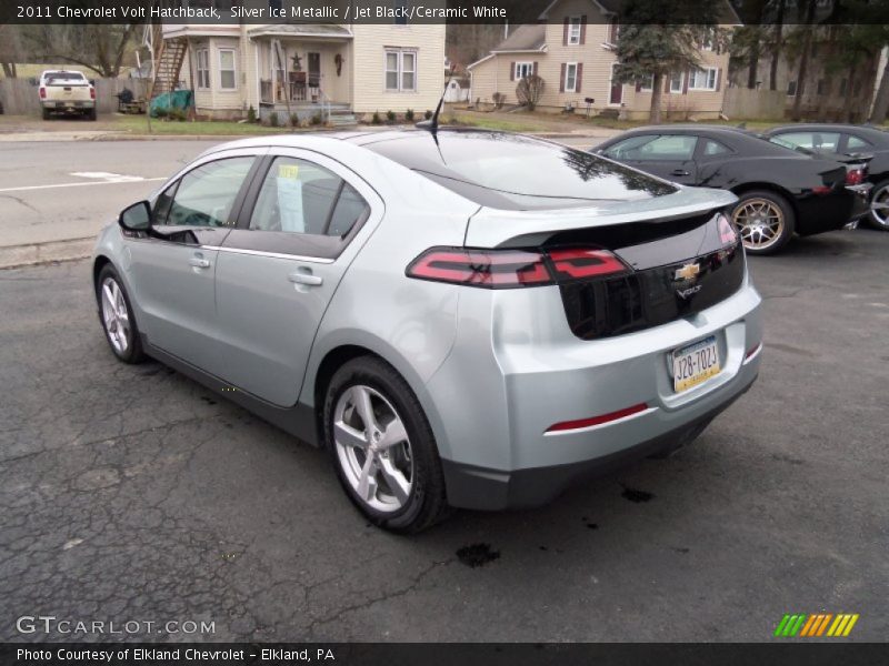 Silver Ice Metallic / Jet Black/Ceramic White 2011 Chevrolet Volt Hatchback