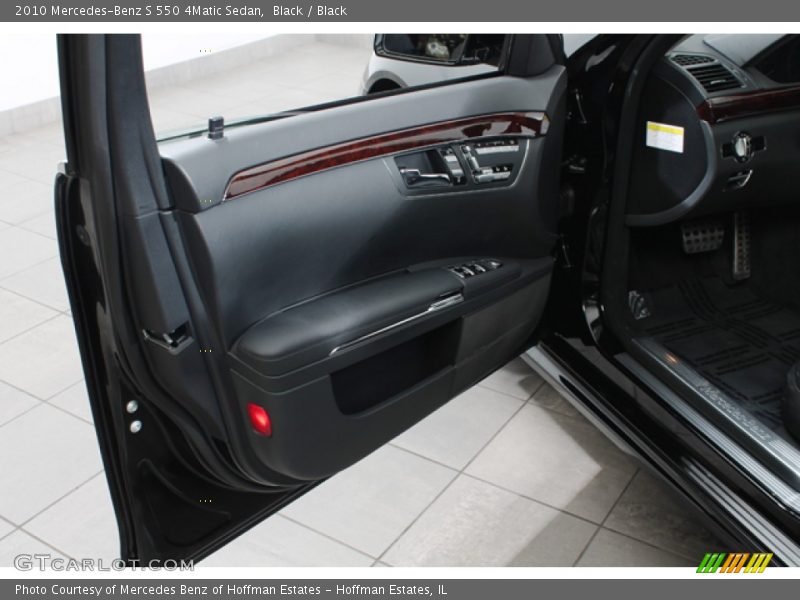 Black / Black 2010 Mercedes-Benz S 550 4Matic Sedan