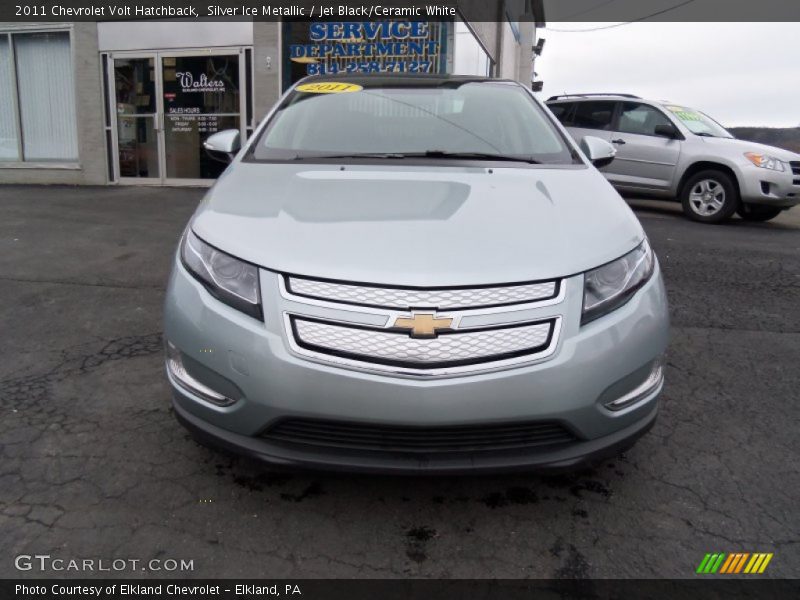 Silver Ice Metallic / Jet Black/Ceramic White 2011 Chevrolet Volt Hatchback