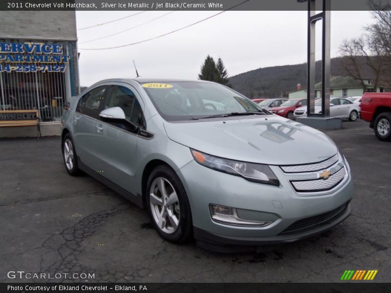 Silver Ice Metallic / Jet Black/Ceramic White 2011 Chevrolet Volt Hatchback