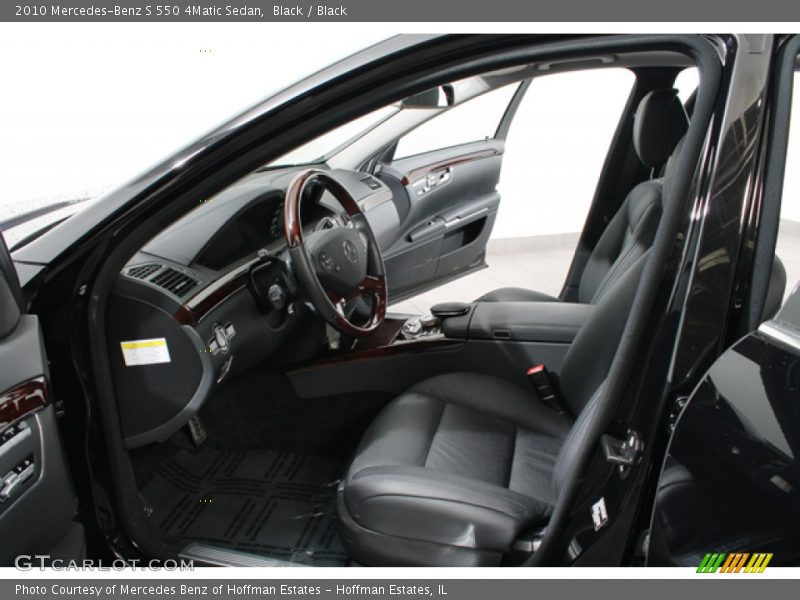 Black / Black 2010 Mercedes-Benz S 550 4Matic Sedan