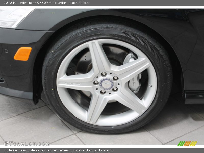 Black / Black 2010 Mercedes-Benz S 550 4Matic Sedan