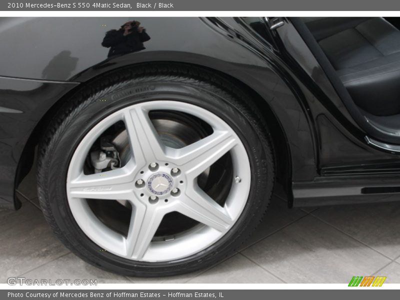 Black / Black 2010 Mercedes-Benz S 550 4Matic Sedan