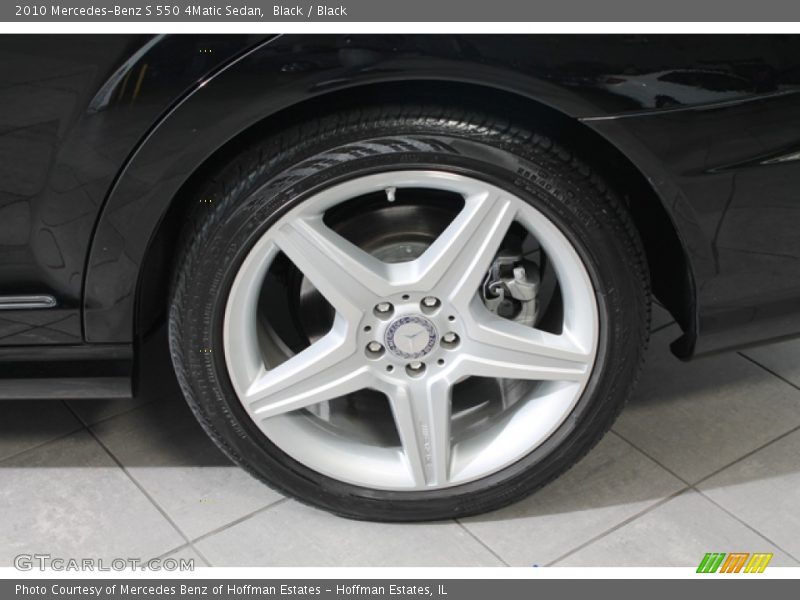 Black / Black 2010 Mercedes-Benz S 550 4Matic Sedan