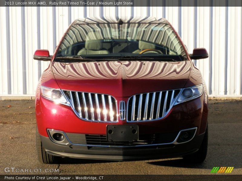 Ruby Red Tinted Tri-Coat / Medium Light Stone 2013 Lincoln MKX AWD