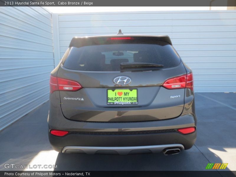 Cabo Bronze / Beige 2013 Hyundai Santa Fe Sport