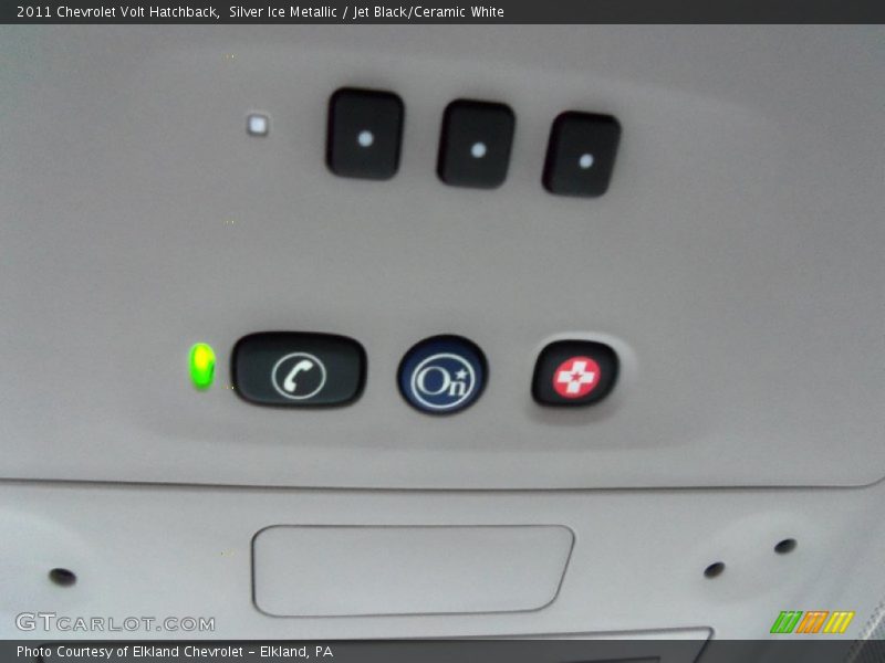 Silver Ice Metallic / Jet Black/Ceramic White 2011 Chevrolet Volt Hatchback