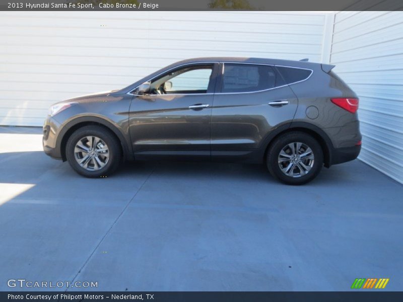 Cabo Bronze / Beige 2013 Hyundai Santa Fe Sport