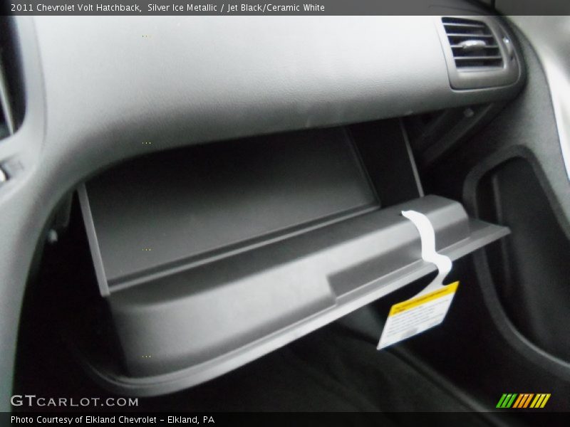 Silver Ice Metallic / Jet Black/Ceramic White 2011 Chevrolet Volt Hatchback