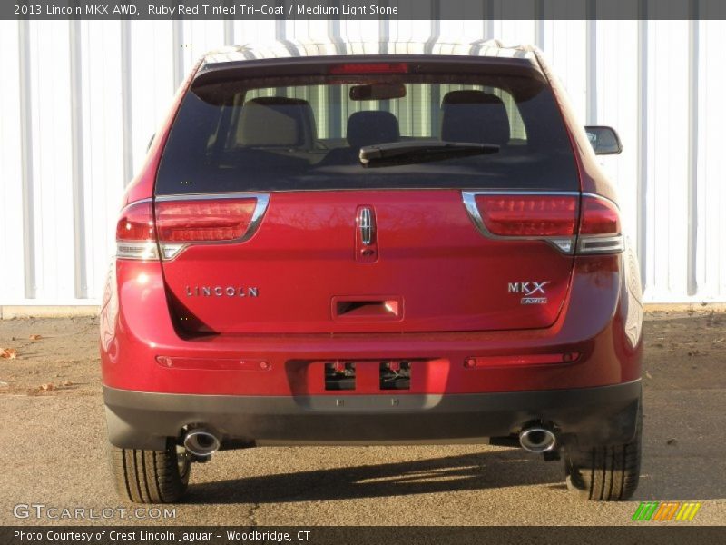 Ruby Red Tinted Tri-Coat / Medium Light Stone 2013 Lincoln MKX AWD