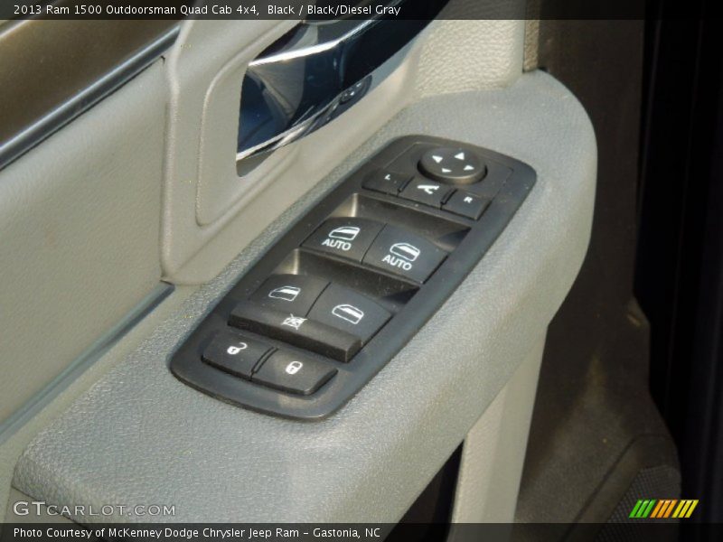 Black / Black/Diesel Gray 2013 Ram 1500 Outdoorsman Quad Cab 4x4