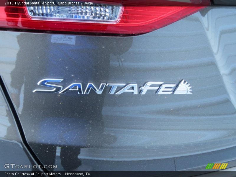 Cabo Bronze / Beige 2013 Hyundai Santa Fe Sport