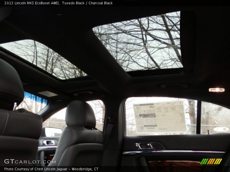 Tuxedo Black / Charcoal Black 2013 Lincoln MKS EcoBoost AWD