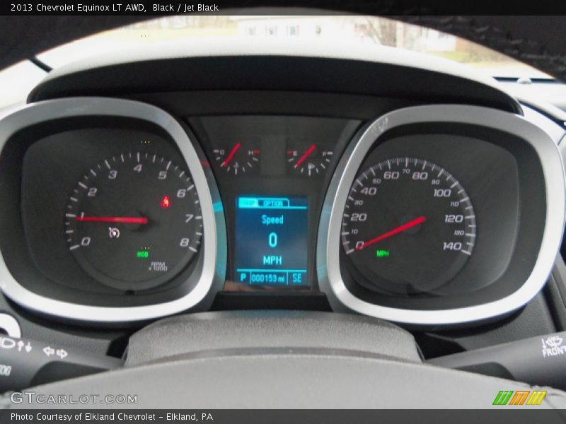 Black / Jet Black 2013 Chevrolet Equinox LT AWD