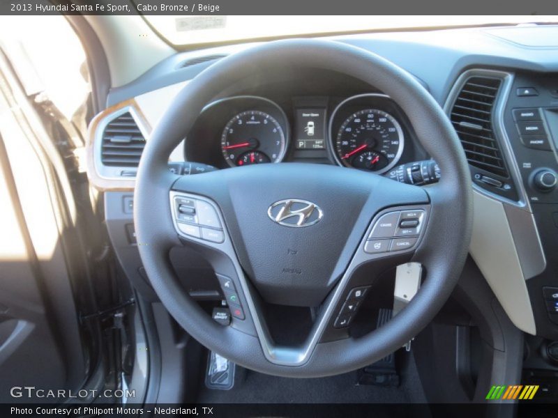 Cabo Bronze / Beige 2013 Hyundai Santa Fe Sport