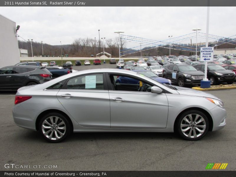 Radiant Silver / Gray 2011 Hyundai Sonata SE