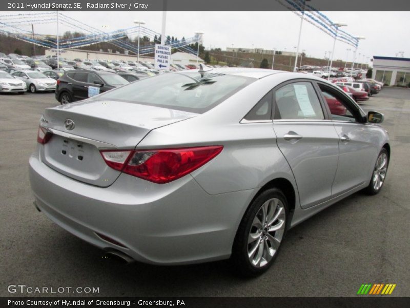 Radiant Silver / Gray 2011 Hyundai Sonata SE