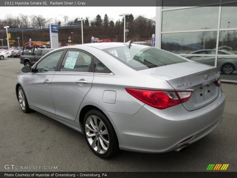 Radiant Silver / Gray 2011 Hyundai Sonata SE