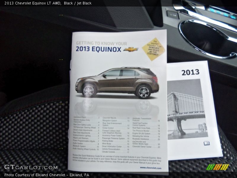 Black / Jet Black 2013 Chevrolet Equinox LT AWD