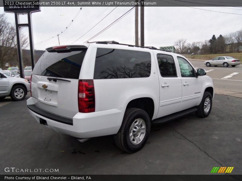 Summit White / Light Titanium/Dark Titanium 2013 Chevrolet Suburban 2500 LT 4x4