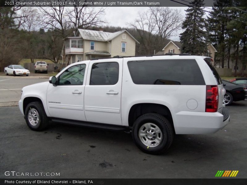 Summit White / Light Titanium/Dark Titanium 2013 Chevrolet Suburban 2500 LT 4x4