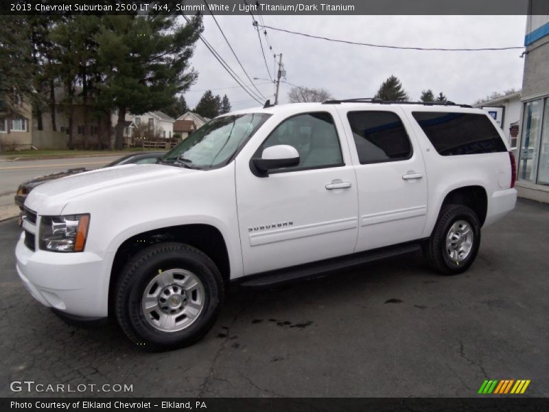 Front 3/4 View of 2013 Suburban 2500 LT 4x4