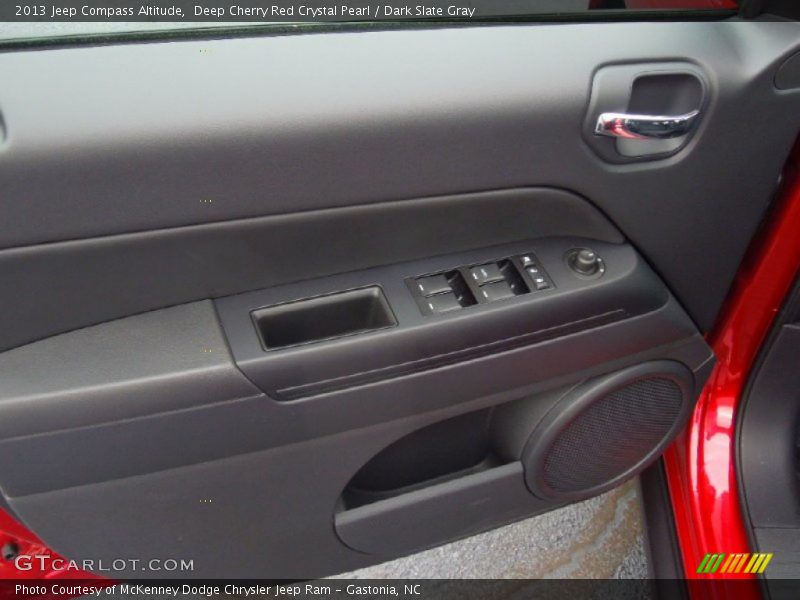 Deep Cherry Red Crystal Pearl / Dark Slate Gray 2013 Jeep Compass Altitude