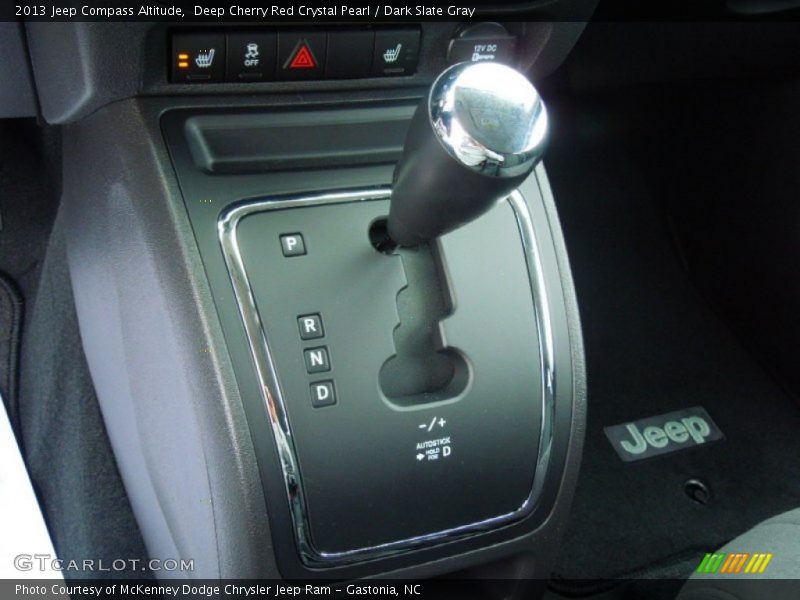 Deep Cherry Red Crystal Pearl / Dark Slate Gray 2013 Jeep Compass Altitude