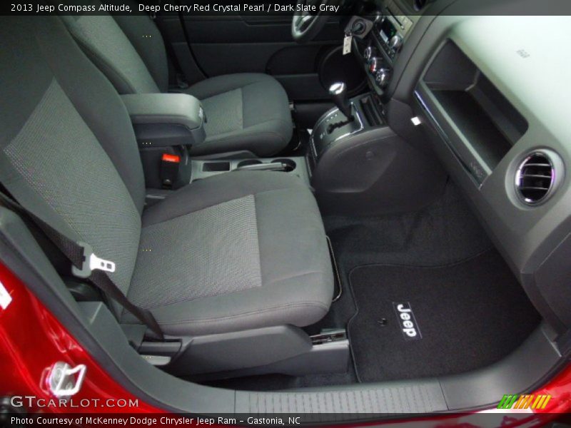 Deep Cherry Red Crystal Pearl / Dark Slate Gray 2013 Jeep Compass Altitude