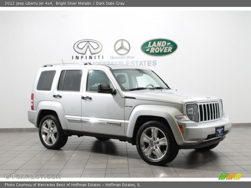 Bright Silver Metallic / Dark Slate Gray 2012 Jeep Liberty Jet 4x4