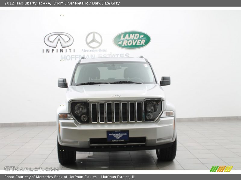 Bright Silver Metallic / Dark Slate Gray 2012 Jeep Liberty Jet 4x4