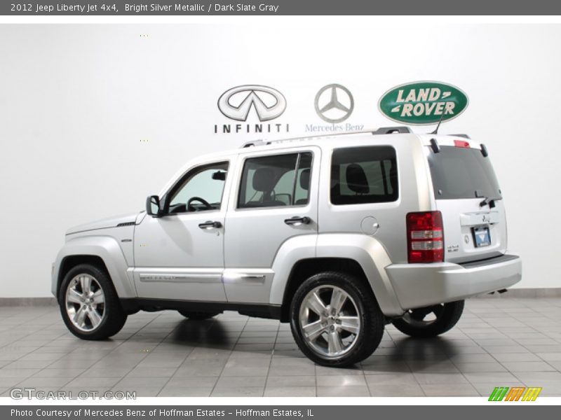 Bright Silver Metallic / Dark Slate Gray 2012 Jeep Liberty Jet 4x4