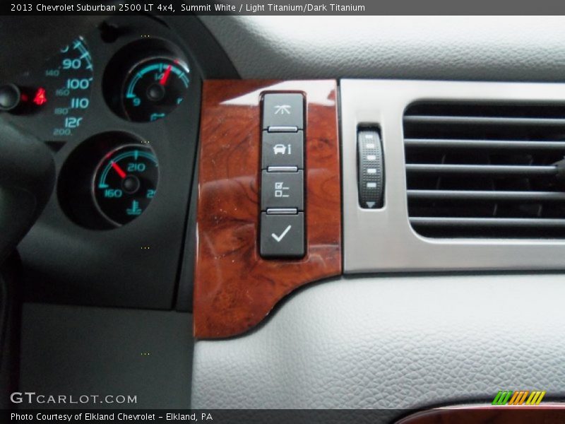 Controls of 2013 Suburban 2500 LT 4x4