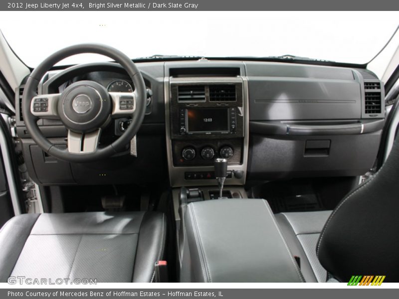 Bright Silver Metallic / Dark Slate Gray 2012 Jeep Liberty Jet 4x4