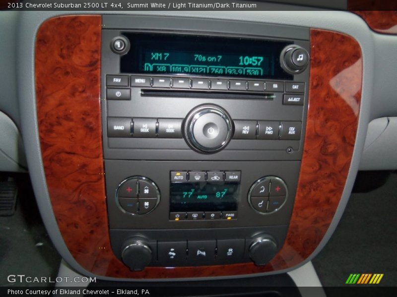 Controls of 2013 Suburban 2500 LT 4x4