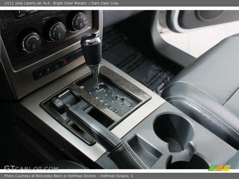 Bright Silver Metallic / Dark Slate Gray 2012 Jeep Liberty Jet 4x4